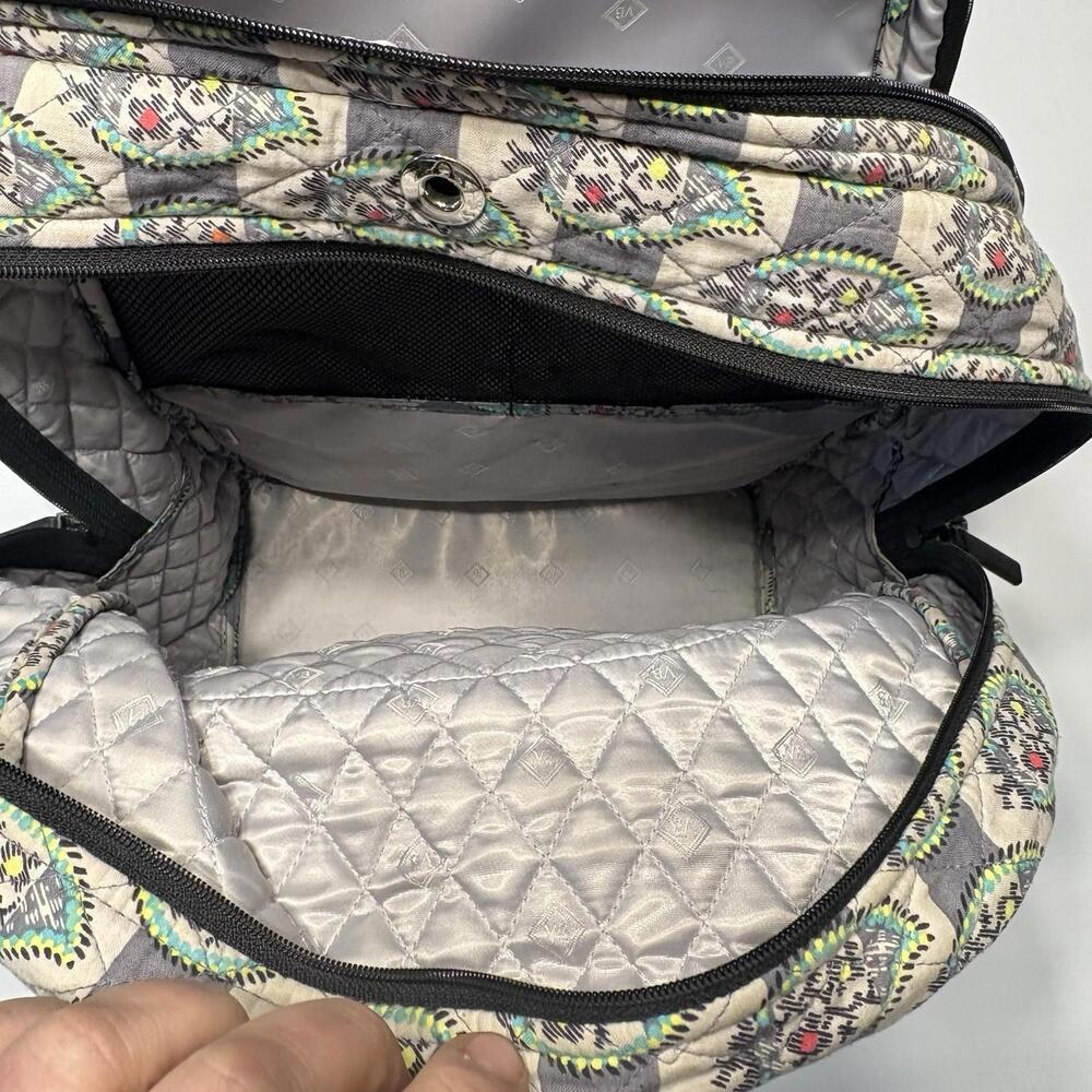 Vera Bradley Quilted Campus Backpack - Rare Pattern (Repair Opportunity) - Picture 5 of 16